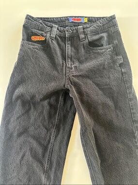 Empyre Kids Washed Black Straight-Leg Jeans